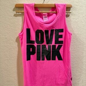 PINK Victoria's Secret Hot Pink Tank Top